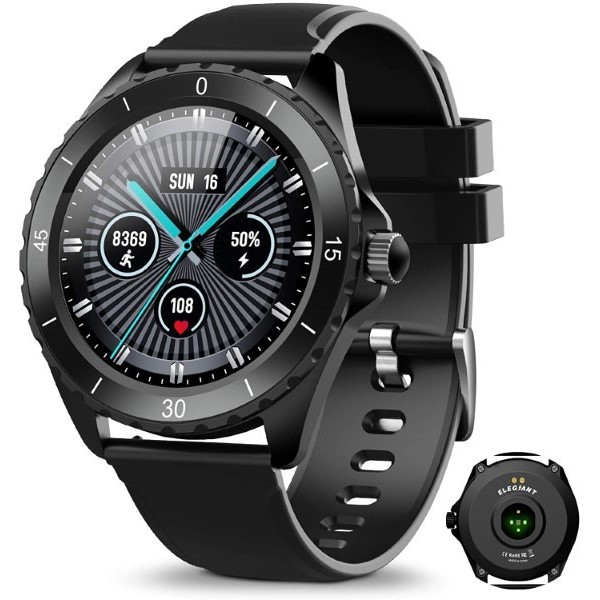 Smartwatch Elegiant 1&comma;3” Black Bluetooth (Refurbished A+)